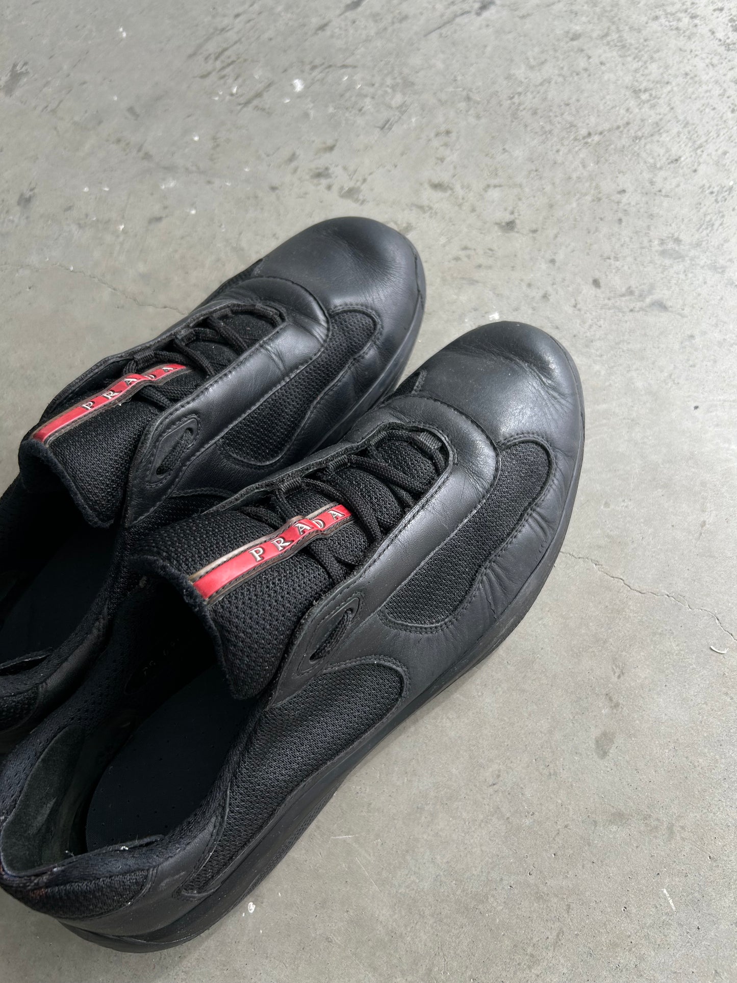 Prada America Cup Black Low Sneakers