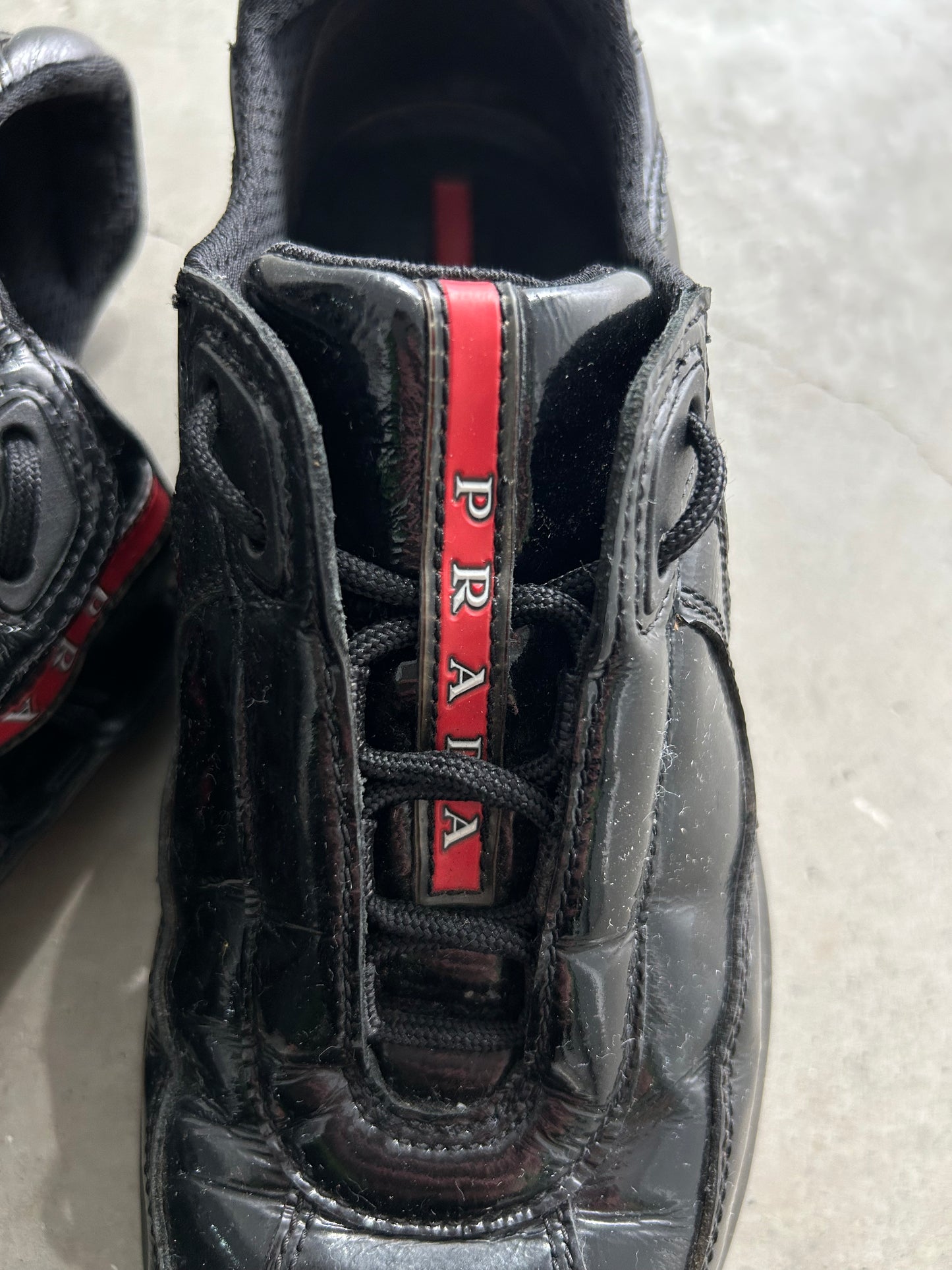 Prada America Cup Black Low Sneakers