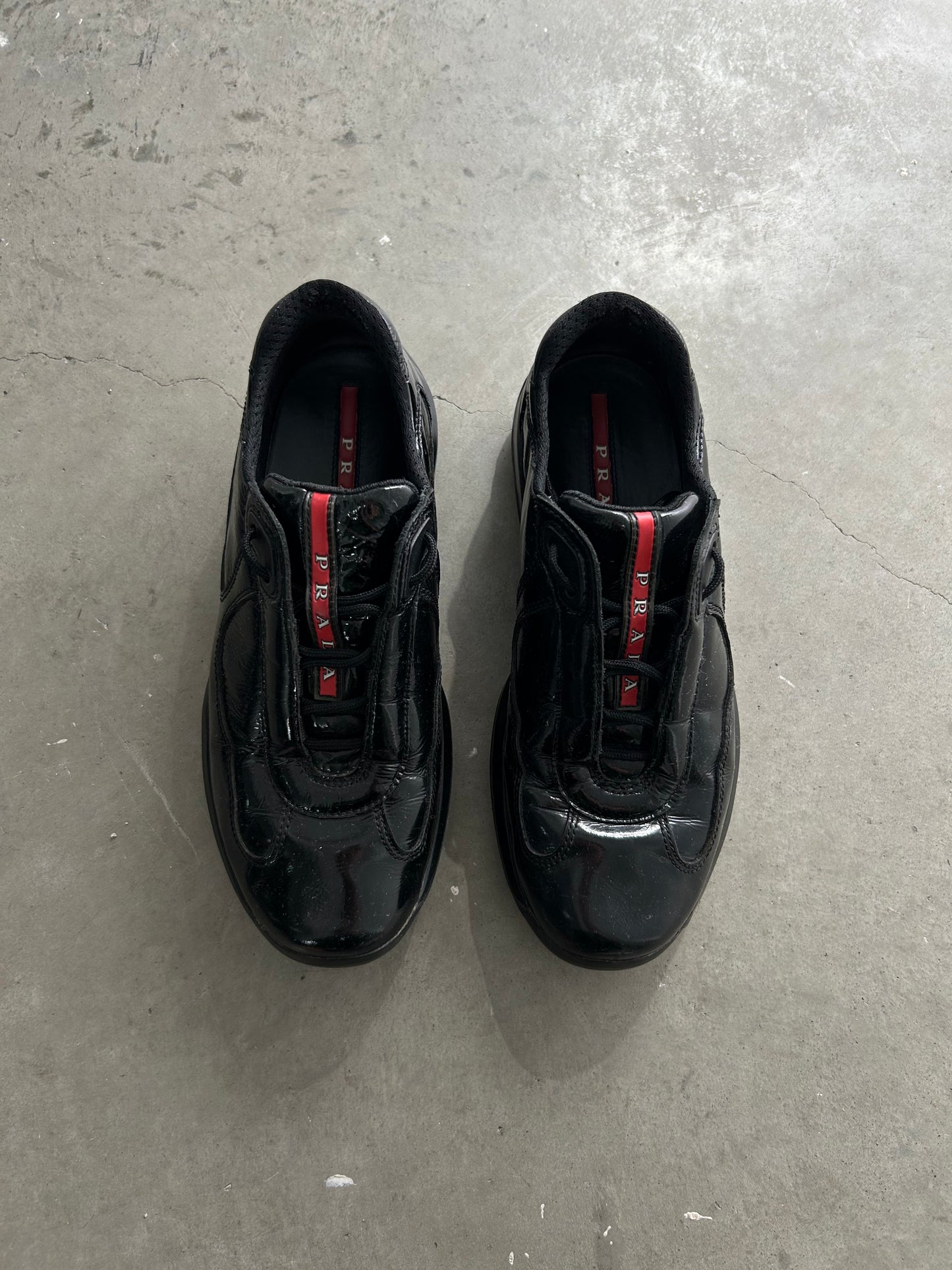 Prada America Cup Black Low Sneakers