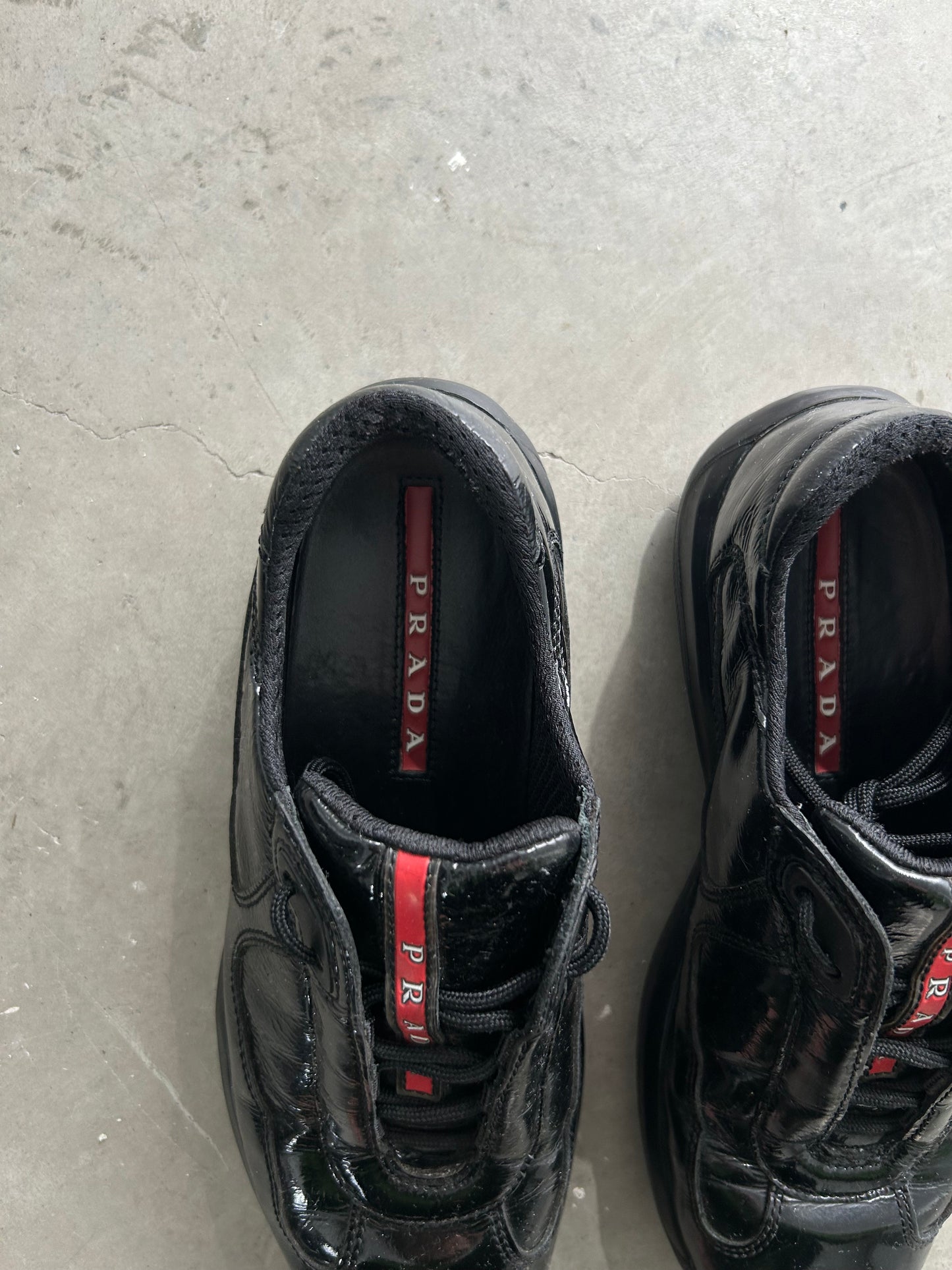 Prada America Cup Black Low Sneakers