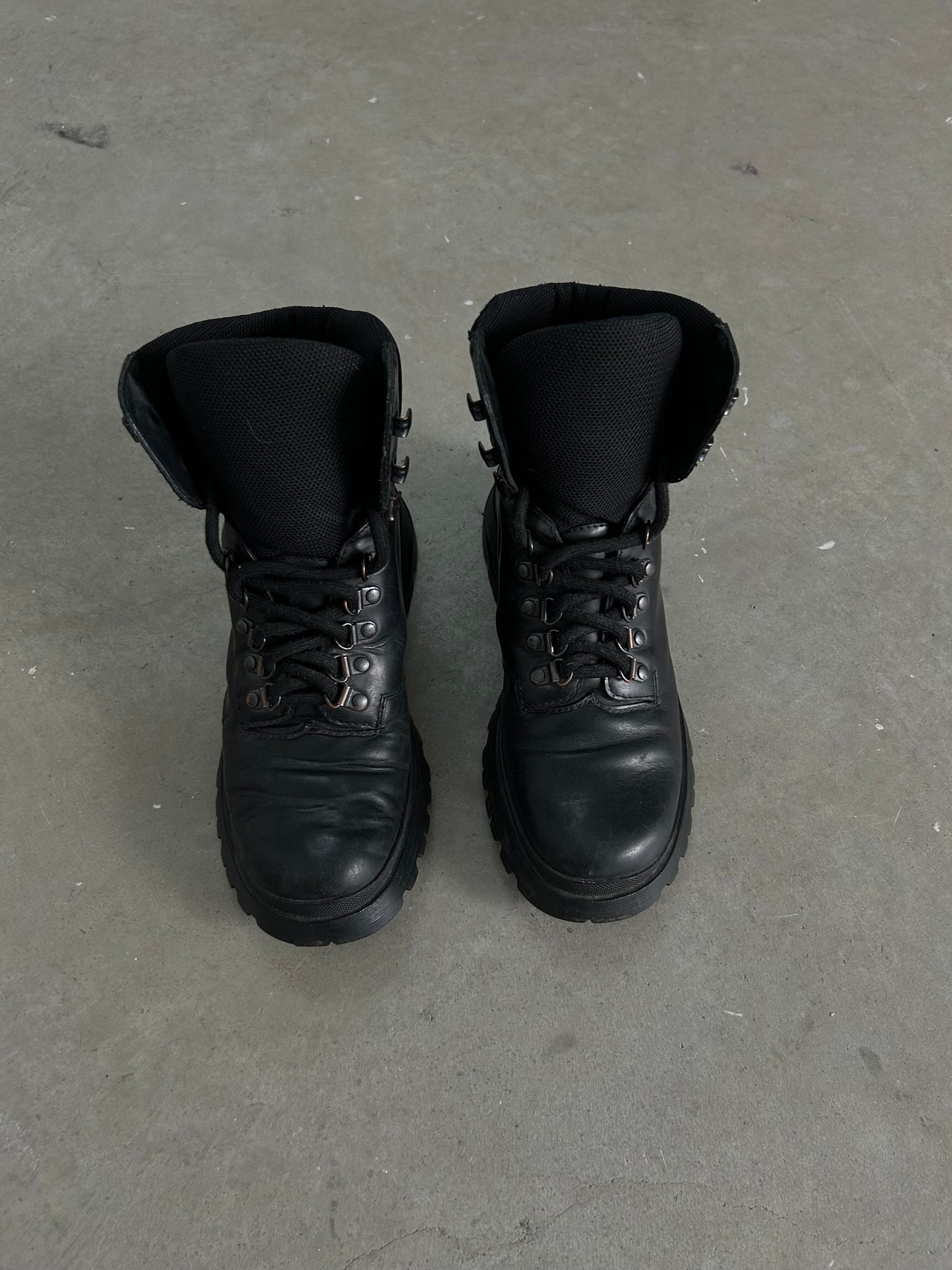 Prada 00's Combat Boots