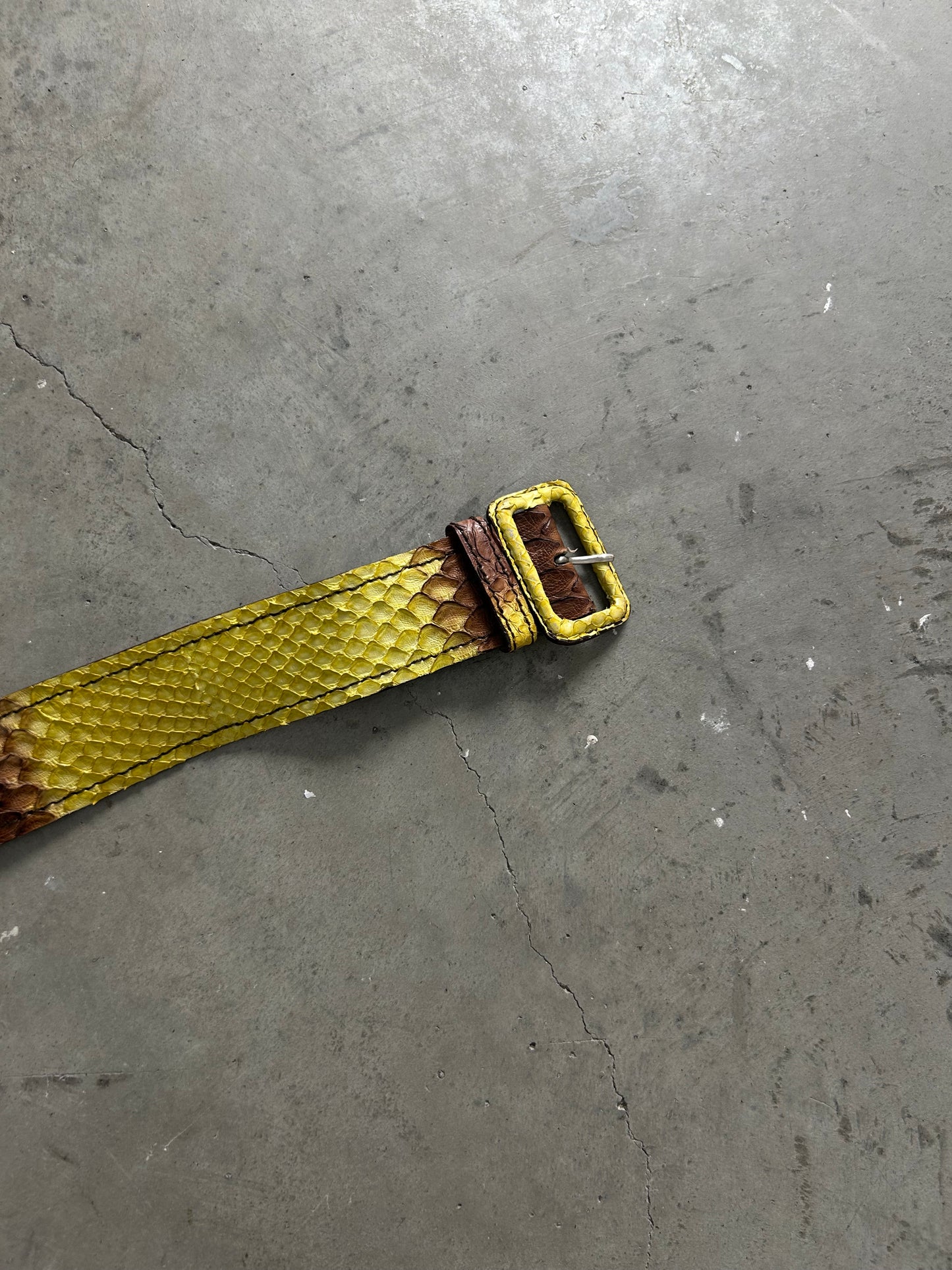 Prada Python Belt