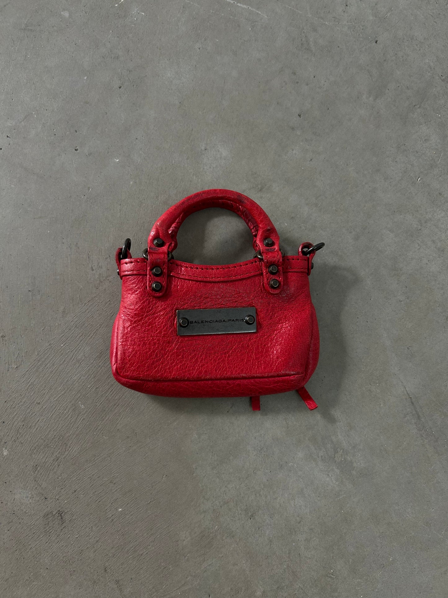 Balenciaga 25th Anniversary Mini City Bag Keychain