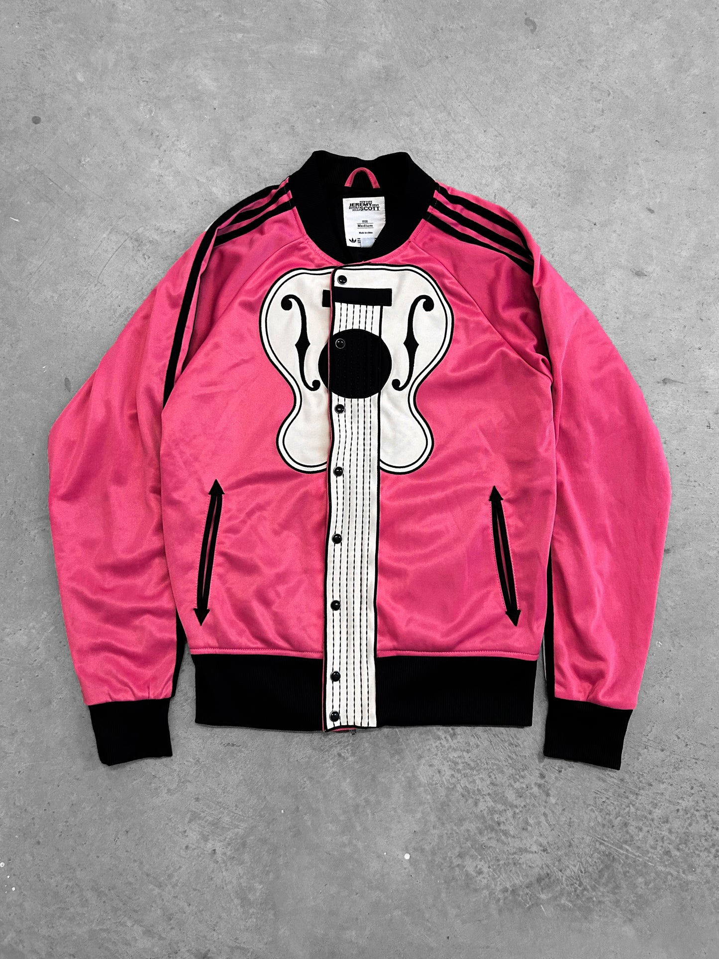 Adidas x Jeremy Scott Pink Guitar Jacket