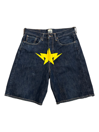 A Bathing Ape Bapesta Jean Shorts (M)