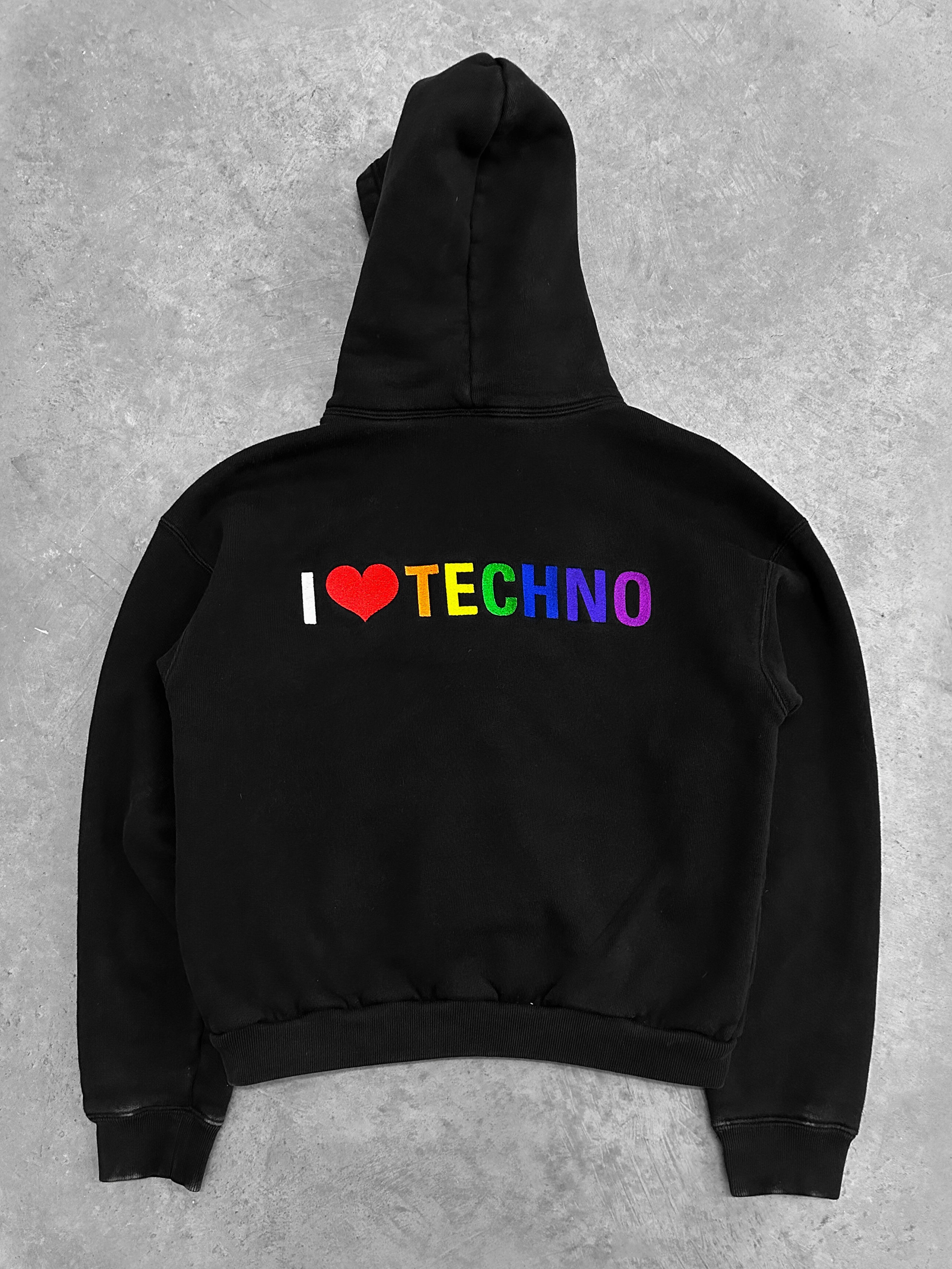 I love techno hoodie sale