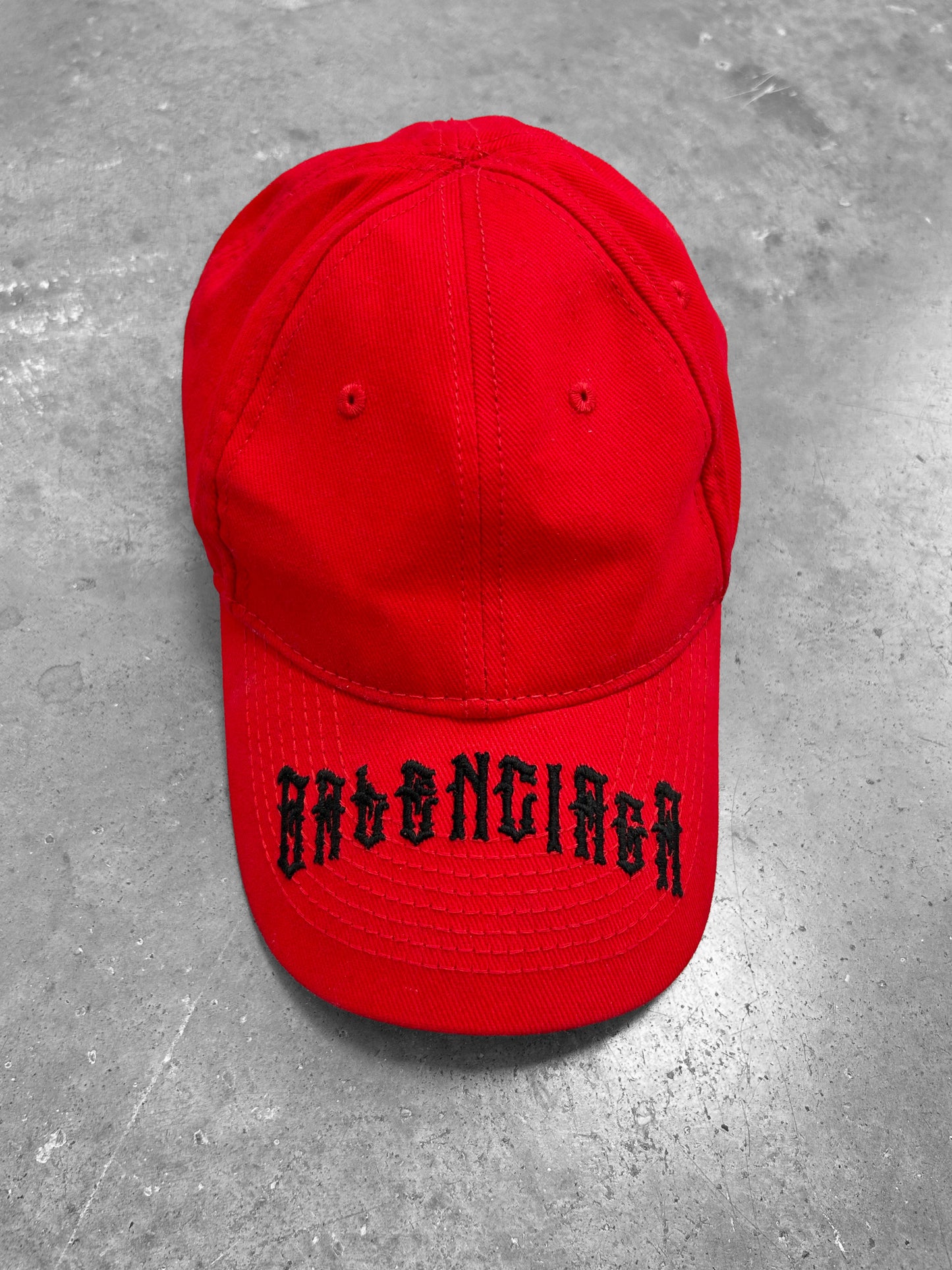 Balenciaga Gothic Lettering Cap