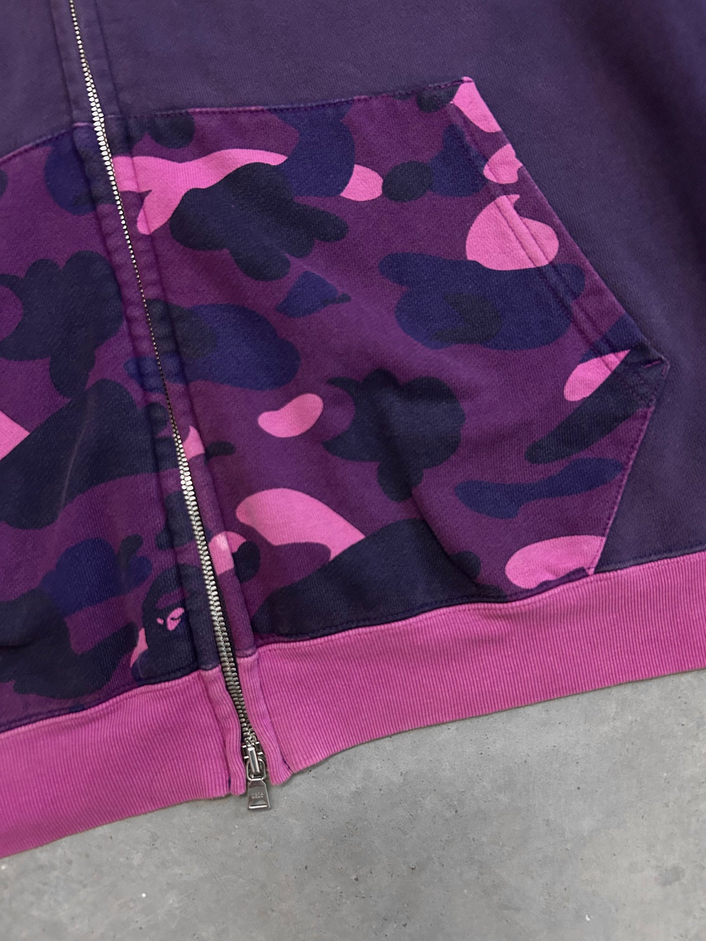 A Bathing Ape Nigo Purple Camo Jacket (L)