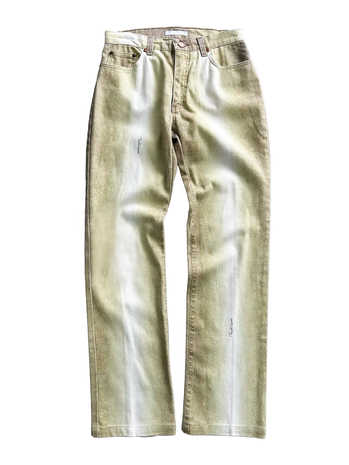 Roberto Cavalli Yellow 00's Jeans