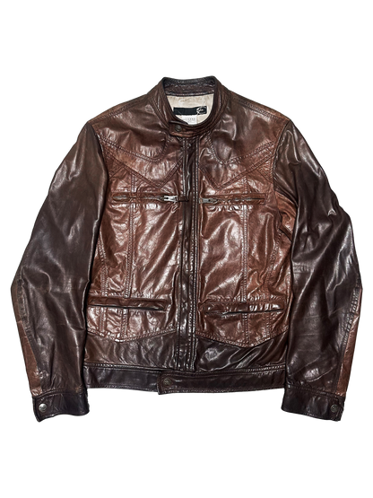 Cavalli Star Leather Jacket (M)