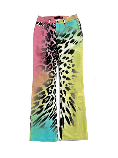 Just Cavalli Multicolour Cheetah Pants