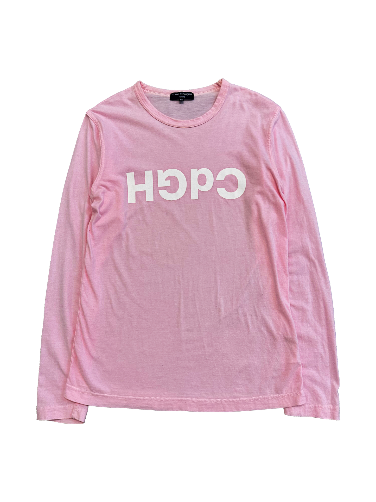 Comme des Garçons CDGH Pink Logo Longsleeve (S)