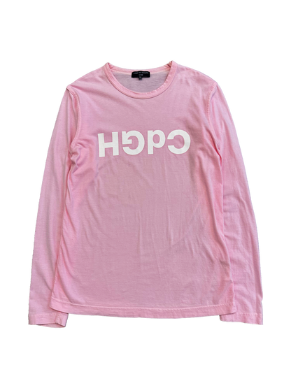 Comme des Garçons CDGH Pink Logo Longsleeve (S)