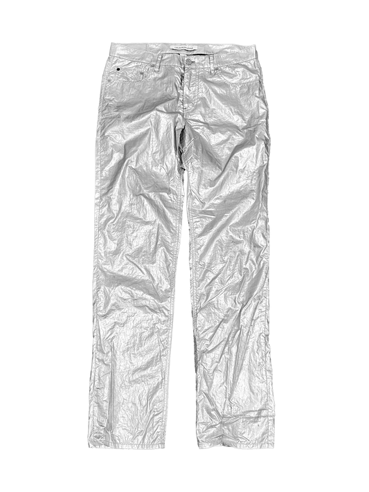 Calvin Klein Metallic Silver Jeans (M)