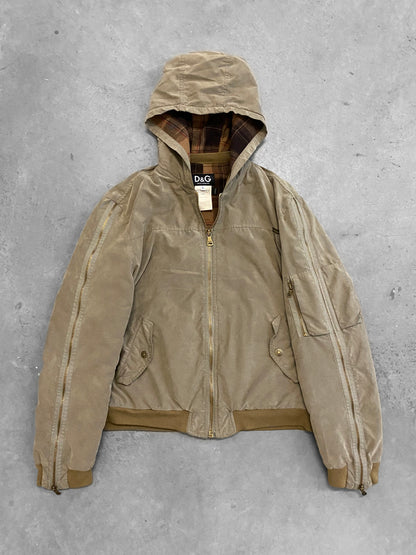 Dolce & Gabbana aw2003 Camel Zipper Bomber (M)