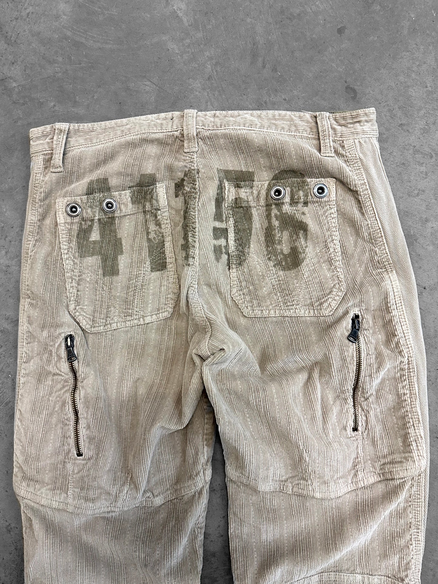 Dolce & Gabbana Corduroy Number Pants (M)