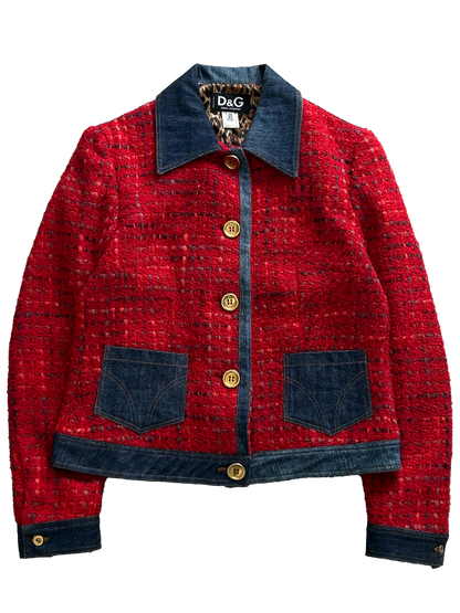 Dolce & Gabbana 00's Tweed Jacket