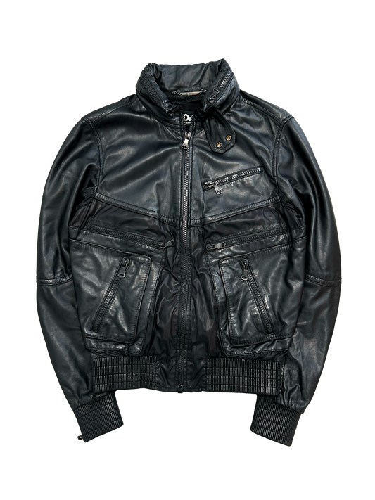 Dolce & Gabbana Leather Alpha Jacket (M)