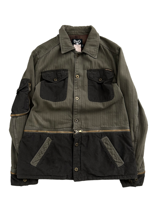 Dolce & Gabbana 2003 Militar Zipper Jacket (XL)