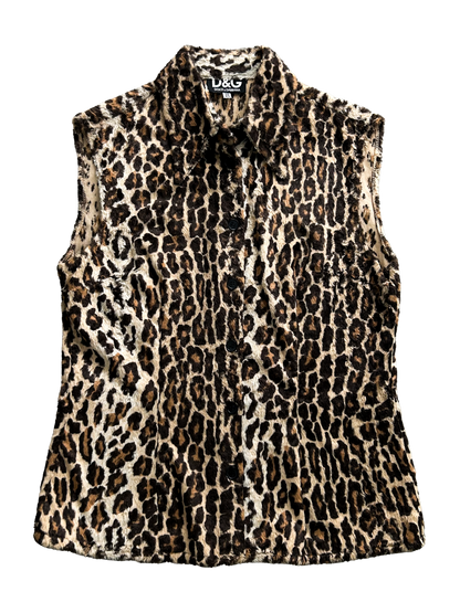 Dolce & Gabbana 00's Faux Fur Vest