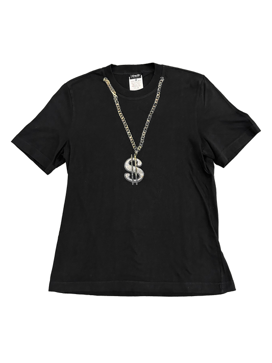 Dolce & Gabbana Gold "$" Chain Tee (S)