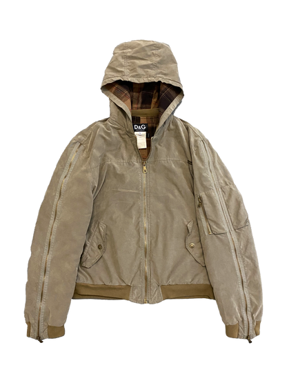 Dolce & Gabbana aw2003 Camel Zipper Bomber (M)