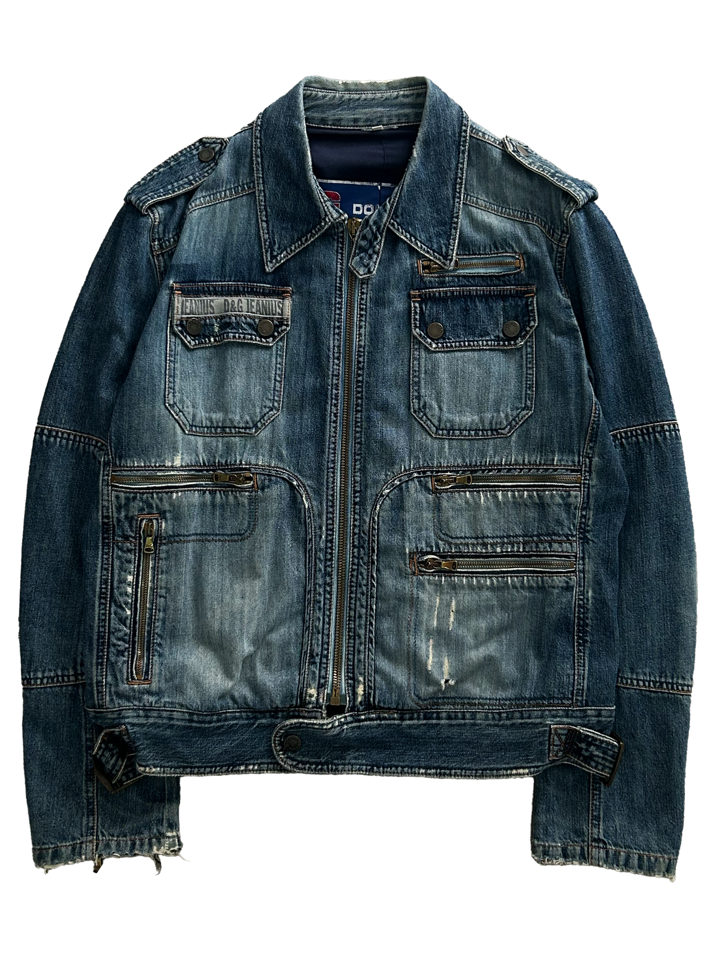 Dolce & Gabbana Cargo Denim Jacket