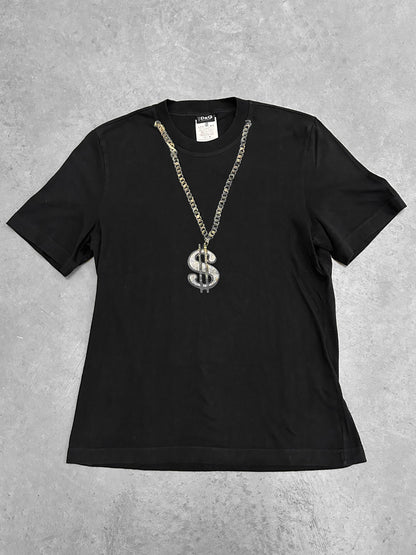 Dolce & Gabbana Gold "$" Chain Tee (S)