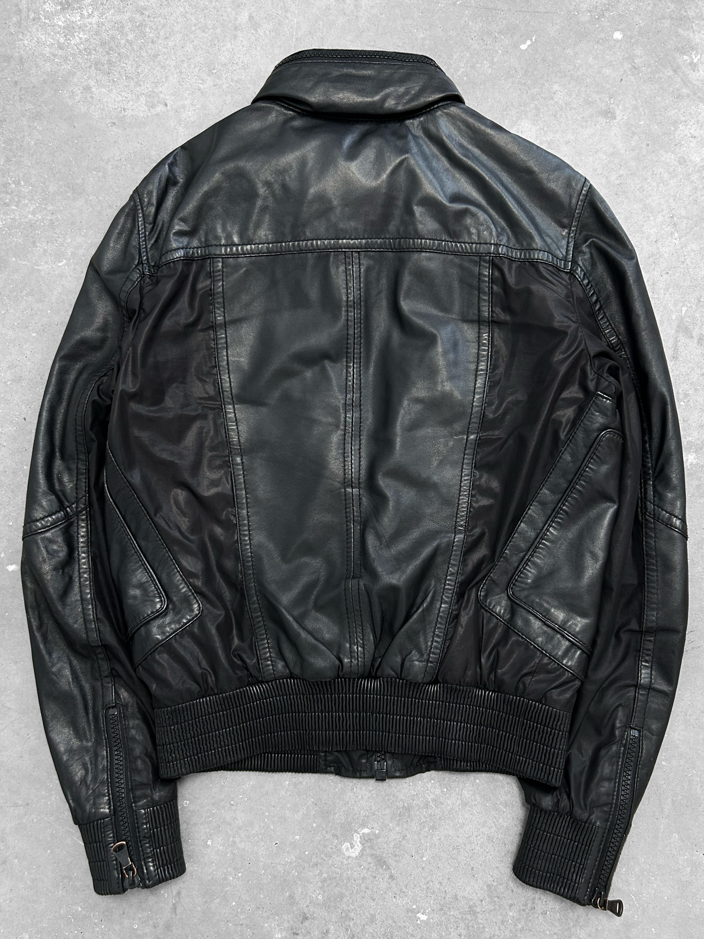 Dolce & Gabbana Leather Alpha Jacket (M)