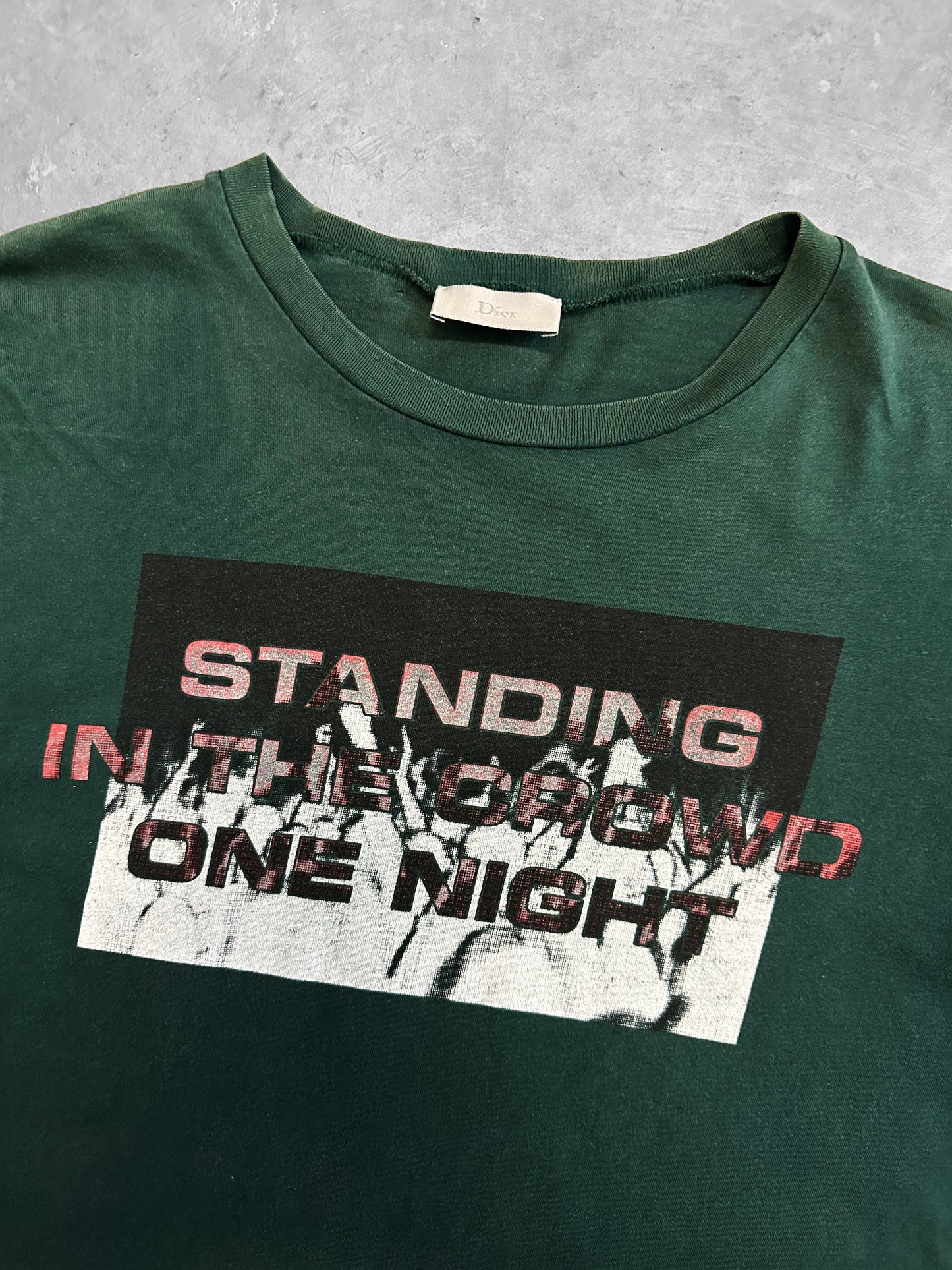 Dior Homme Hedi Slimane "Standing in the Crowd One Night" Tee (S)