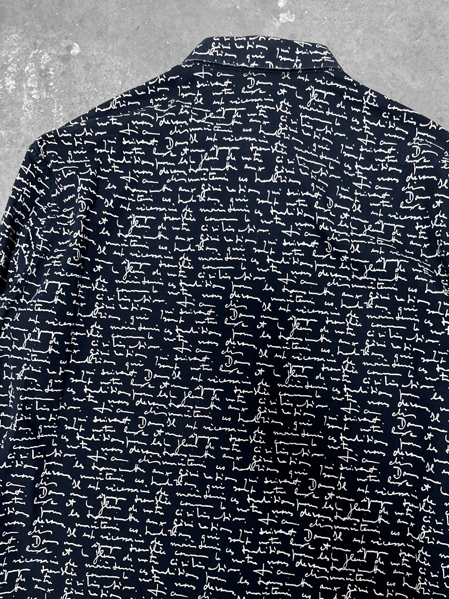 Dior Kris van Assche SS15 Scribble Shirt (S)