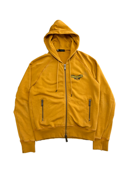 Dsquared2 Zip-Up Mustard Hoodie (L)