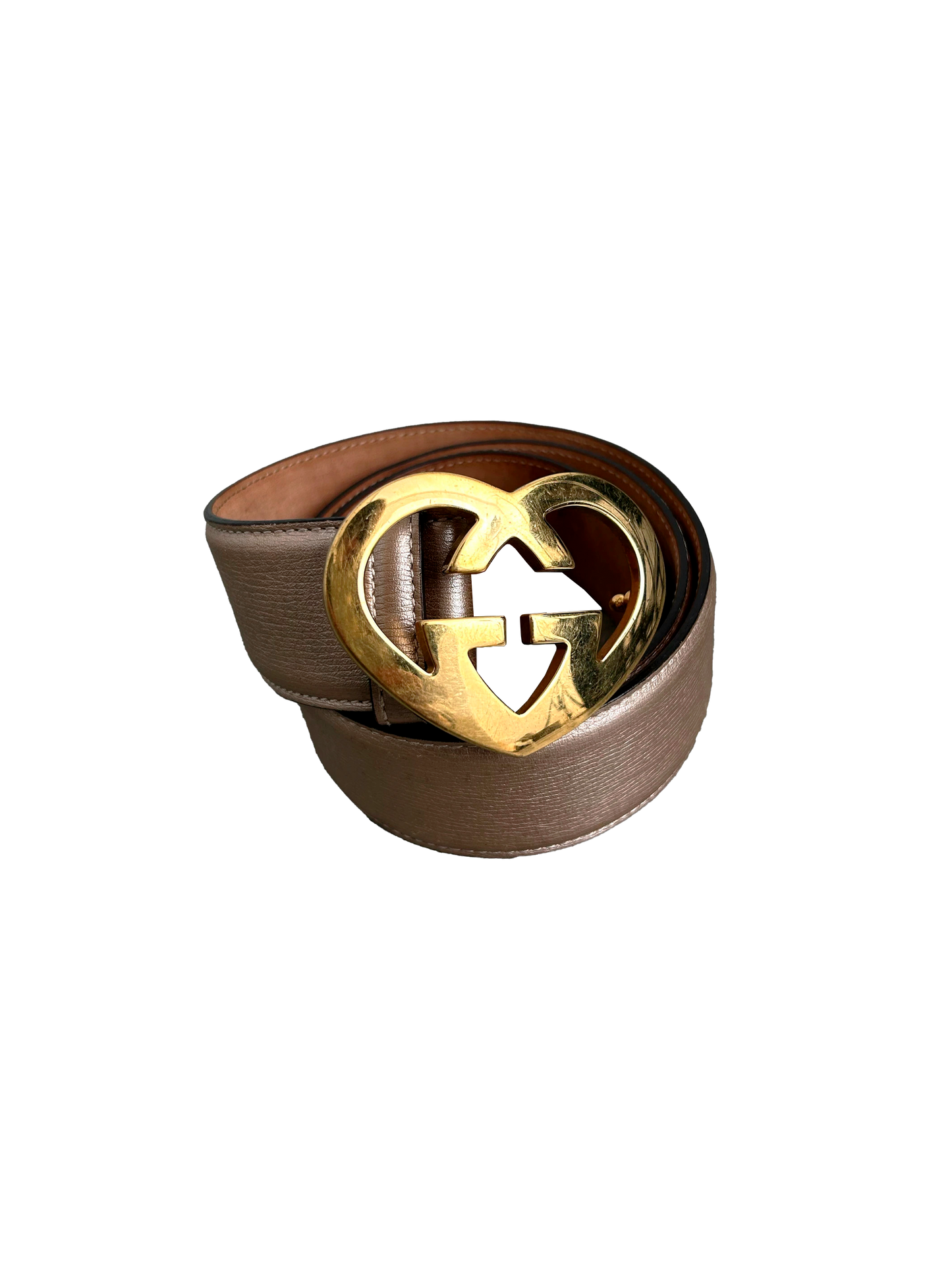 Gucci 00's Heart Logo Belt