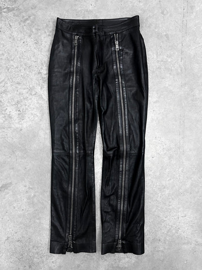 Gucci by Tom Ford 2001 Runway Leather Pants (S)