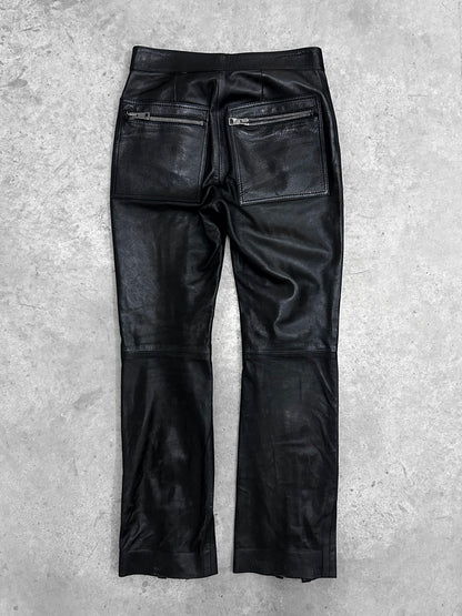 Gucci by Tom Ford 2001 Runway Leather Pants (S)