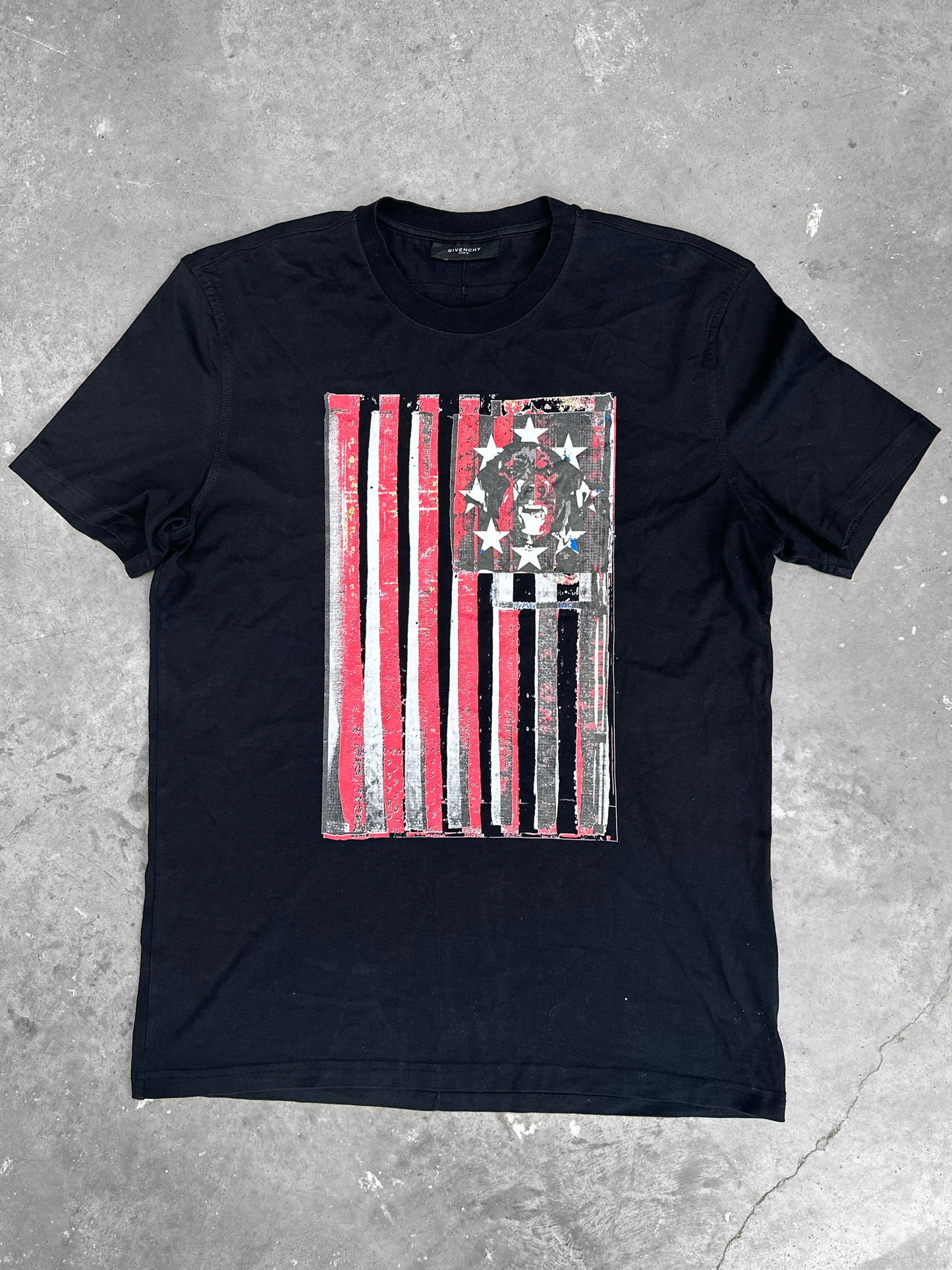 Givenchy Rottweiler American Flag Tee (S)