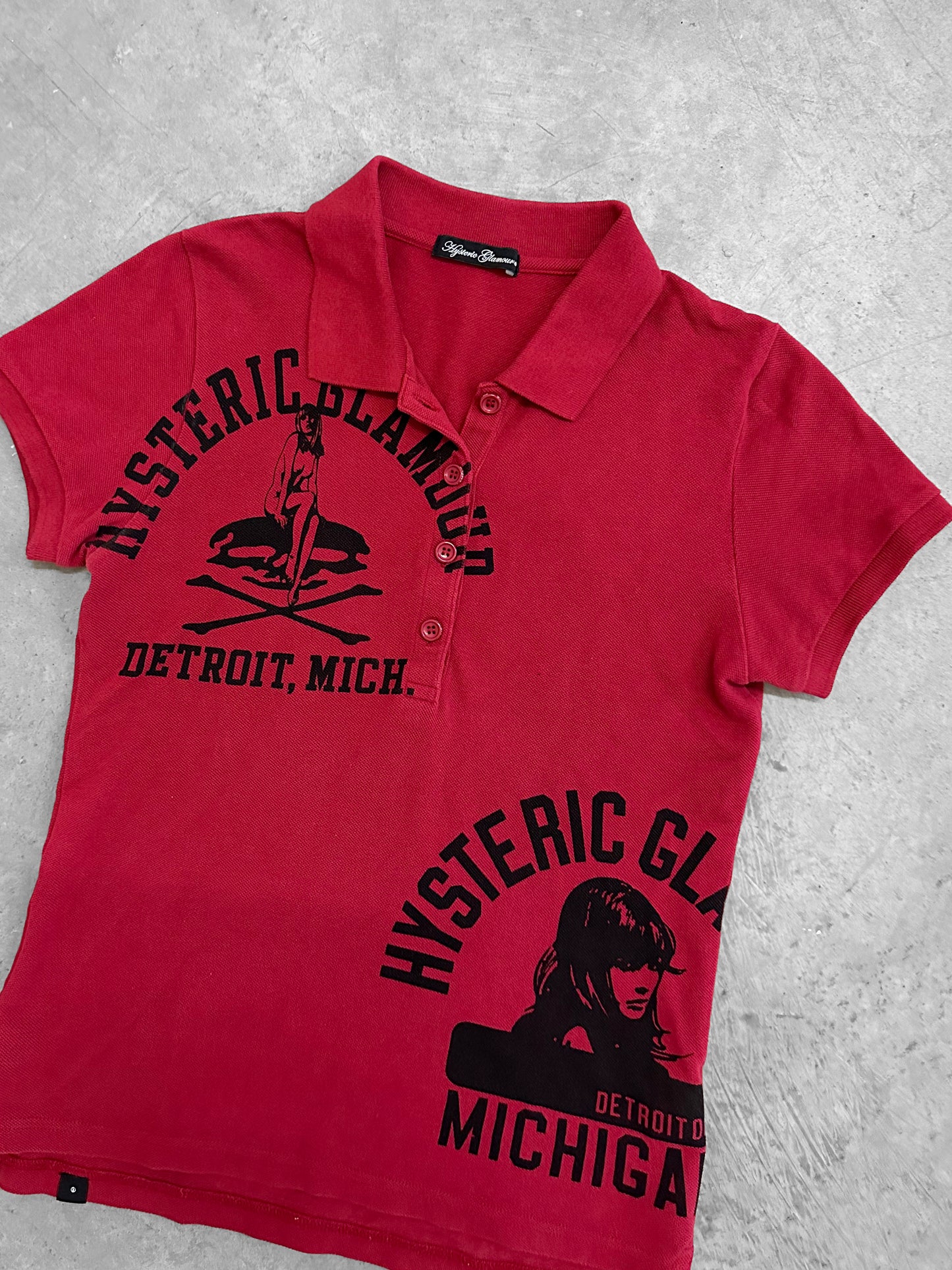 Hysteric Glamour "Too Drunk To Fuck" Polo (S)