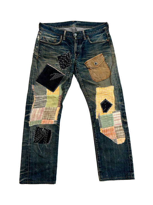 Hysteric Glamour Patchwork Jeans (W28)