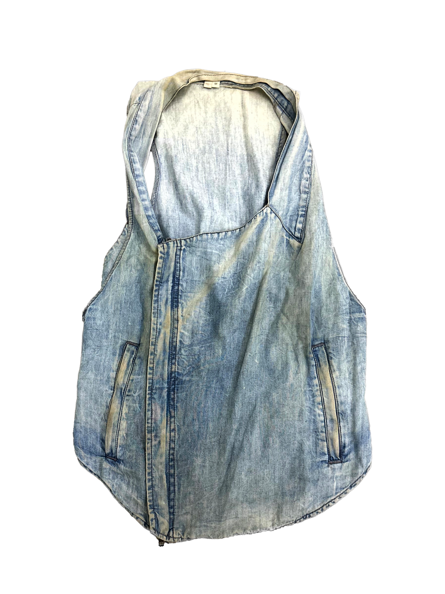 Helmut Lang Denim Assymetrical Vest