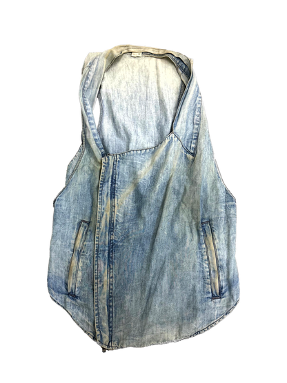 Helmut Lang Denim Assymetrical Vest