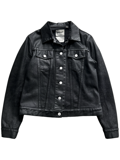 Helmut Lang Waxed Denim Jacket Black