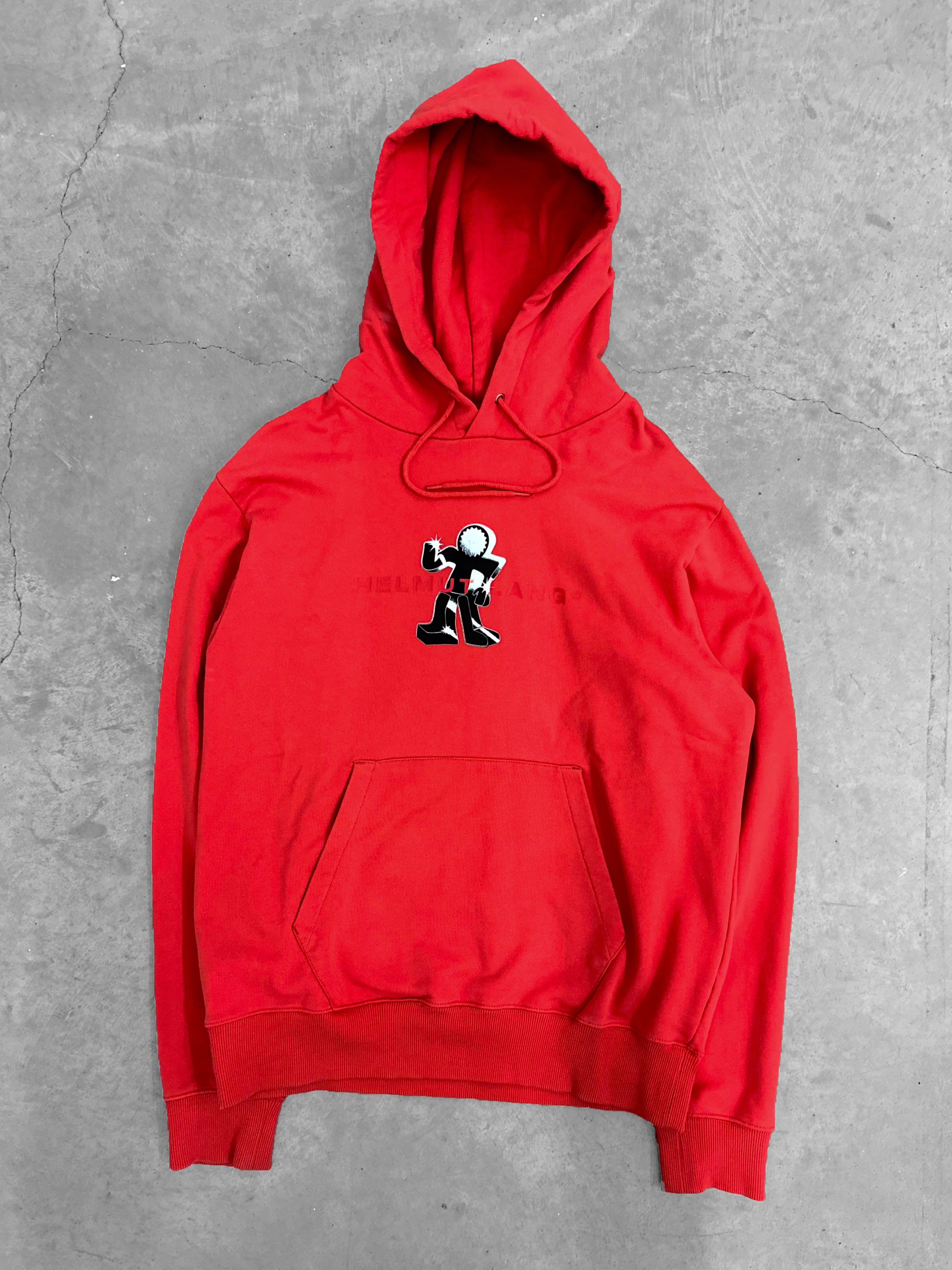 Helmut lang hoodie red best sale