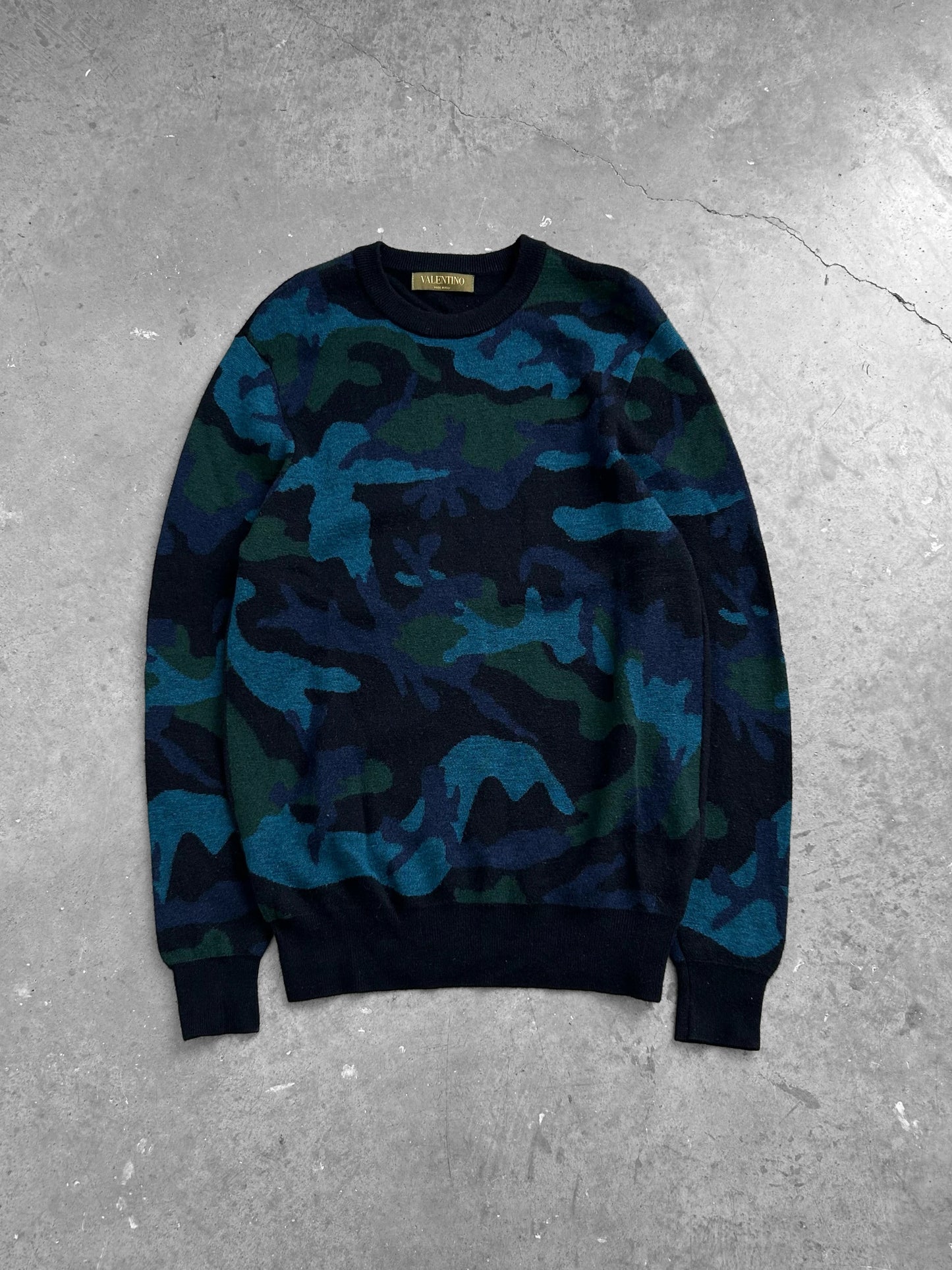 Valentino Camo Sweater