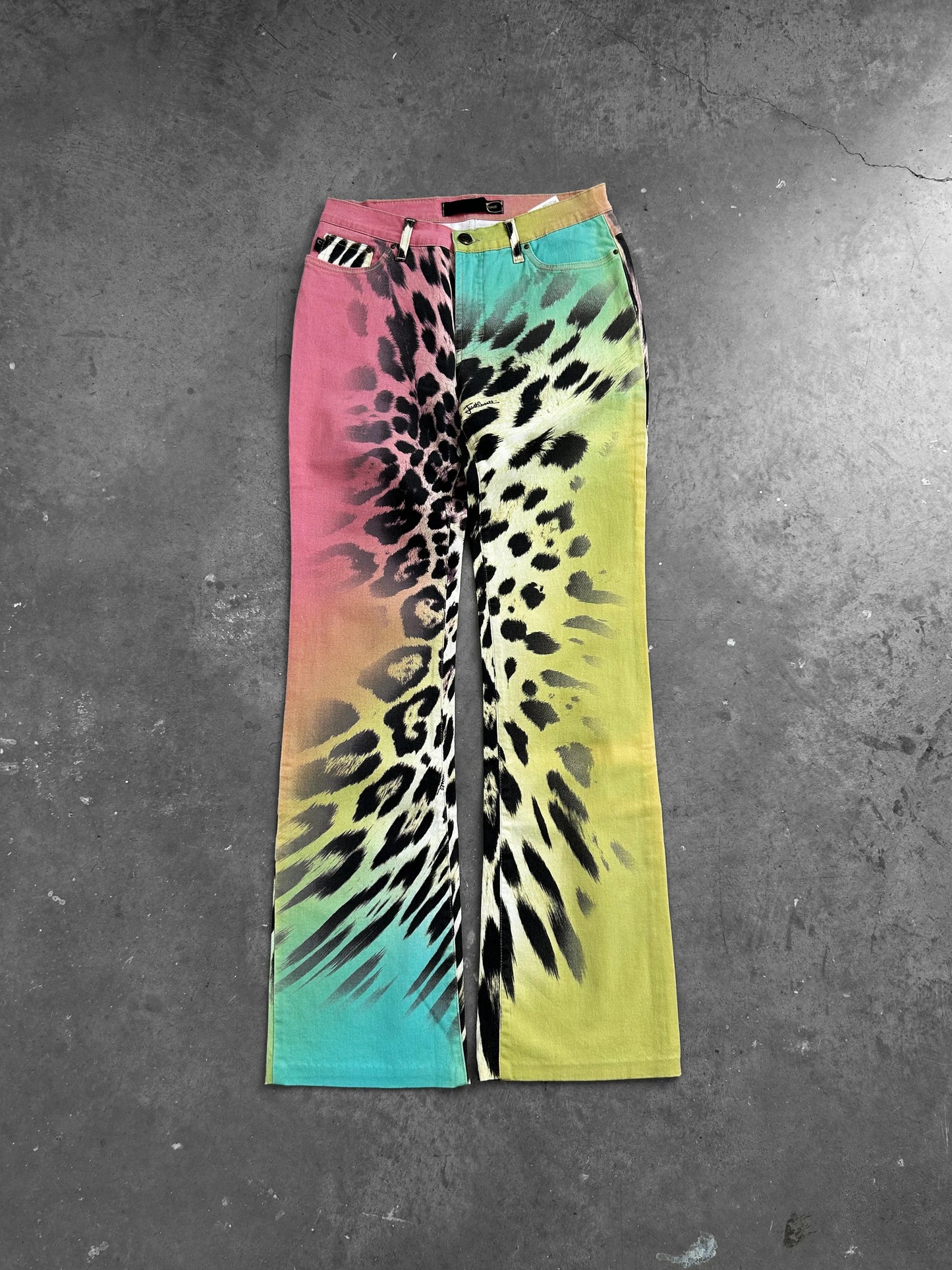 Just Cavalli Multicolour Cheetah Pants