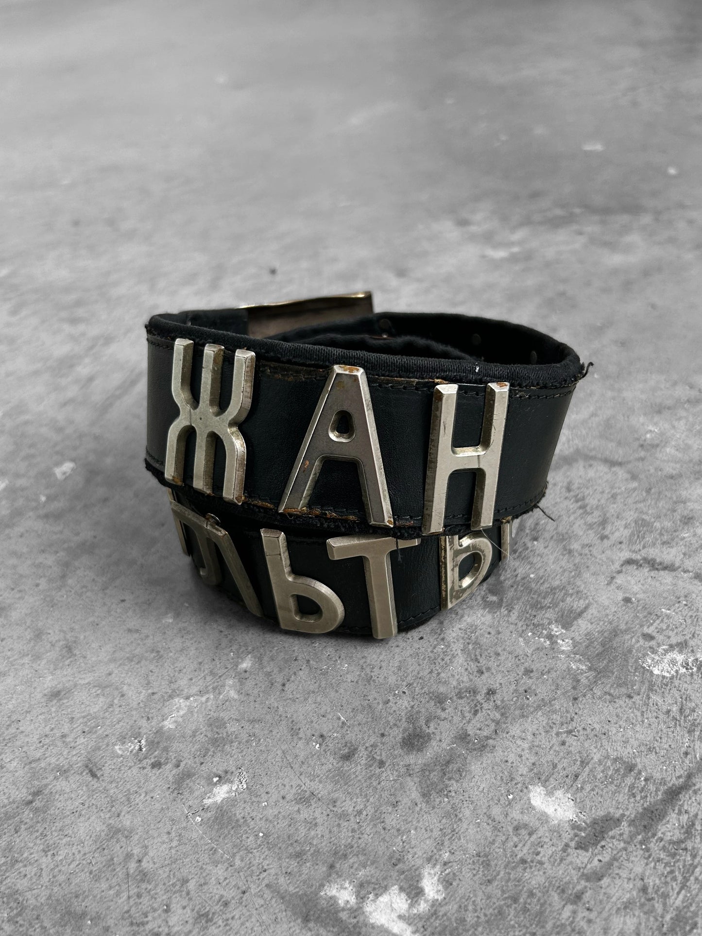 Jean Paul Gaultier 1986 Constructuvism URSS Belt