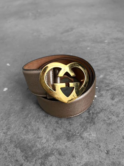 Gucci 00's Heart Logo Belt