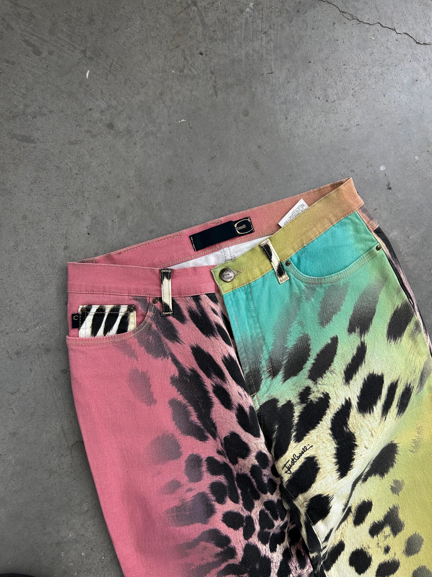 Just Cavalli Multicolour Cheetah Pants