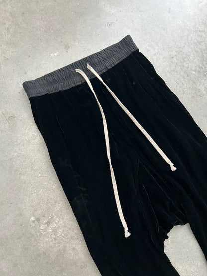 Rick Owens FW17 Glitter Velour 3/4 Pants