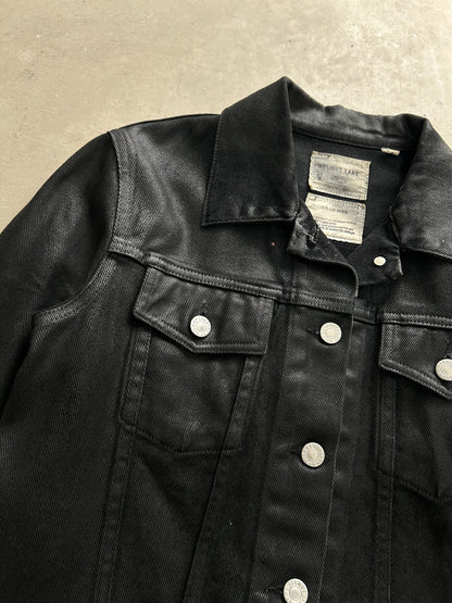 Helmut Lang Waxed Denim Jacket Black