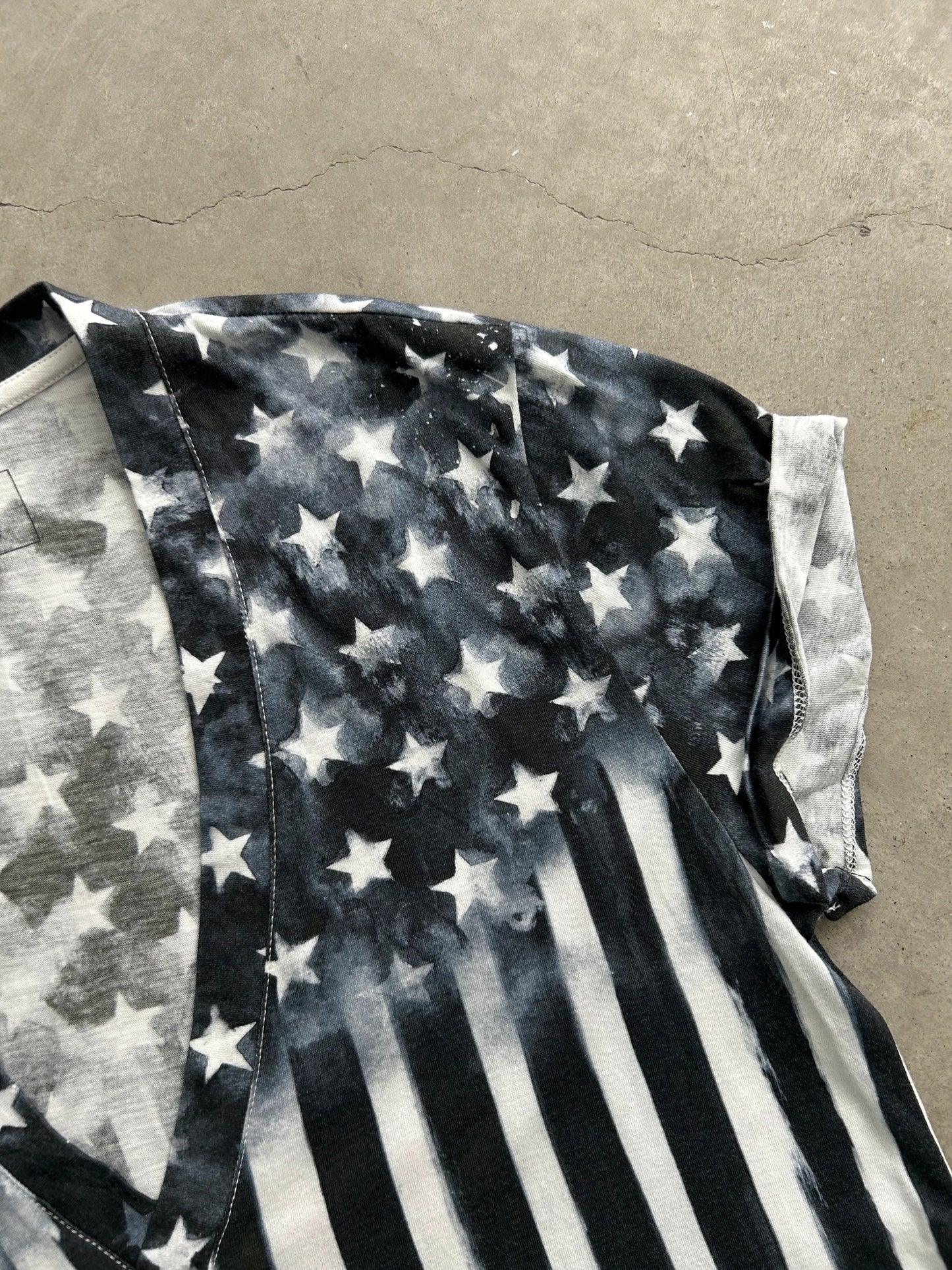 Balmain V-Neck Usa Tee